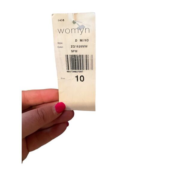 Womny Pants Women's 10 Green Polyester Stretch Pockets Straight Leg Classic Fit - Picture 7 of 8